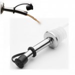 1PC Stainless Steel Oil Bottle Spout Pourer/Mouth with Stopper Flask Dry Red Wine Pot Bottle Cork Plug Olive Pourer Dispenser