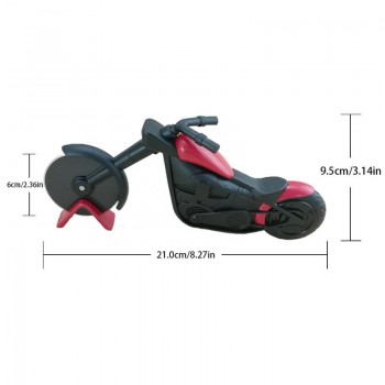 Creative Motorcycle Pizza Cutter Innovative Pizza Wheel Roller Tool Bicycle Pizza Cut Tool Stainless Steel Pizza Cutter Wholesal
