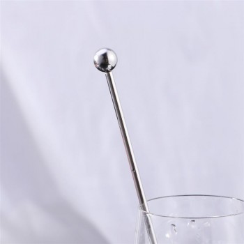 5 Pcs 19cm Stainless Steel Creative Mixing Cocktail Stirrers Sticks for Wedding Party Bar Swizzle