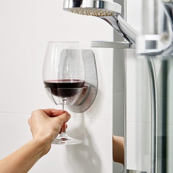 Bar Watt Plastic Wine Glass Holder For The Bath Shower Red Wine Glass Holder