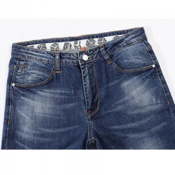 KSTUN Mens Jeans Summer Thin Business Casual Slim Straight Jeans Stretch Denim Pants Trousers Classic Cowboys Young Man Jean 38