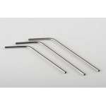 WOWSHINE Free shipping 100pcs/lot Metal drinking straw stainless steel strawthickness 0.55mm not 0.3mm cheap one 6MMx215MM FDA