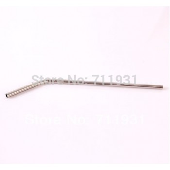 WOWSHINE Free shipping 100pcs/lot Metal drinking straw stainless steel strawthickness 0.55mm not 0.3mm cheap one 6MMx215MM FDA