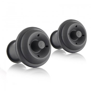 4 Pieces Rubber Vacuum Wine Bottle Saver Sealer Plug Preserver Pump Stopper Button Stoppers With Black Size  Plug