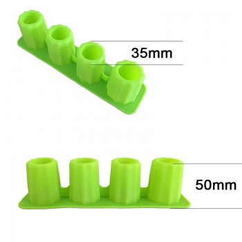 1PCS Creative 3D Ice Cube Mold Freeze 4 Cups Glasses Mould Novelty Gifts Tray Summer Party Kitchen Drinking Bar Glass Tools