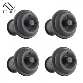 TTLIFE 4pcs Red Wine Vacuum Air Pump Bottle Stopper Reusable Sealer Vacuum Wine Saver Bottle Stopper Bar Supplies