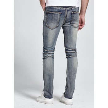 2017 Men Jeans Design Biker Jeans Skinny Strech Casual Jeans For Men Good Quality H1703