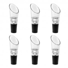 Practical 6 Pack Wine Aerator Pourer, Premium Aerating Decanter Spout