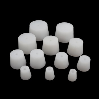 Silicone Plug Stoppers With Hole For Airlock Valve  Brew Wine Food Grade Silicone Rubber Stopper ,2pcs/lot