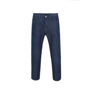 2019  Warm Jeans Gold Fleece Autumn Winter Jeans Warm Flocking  Jeans Business Casual Stretch Slim Jeans Classic Trousers