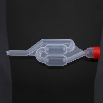 Water-sealed valve for plastics for one-way exhaust check valves for home brewing fermentation
