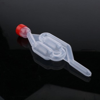 Water-sealed valve for plastics for one-way exhaust check valves for home brewing fermentation