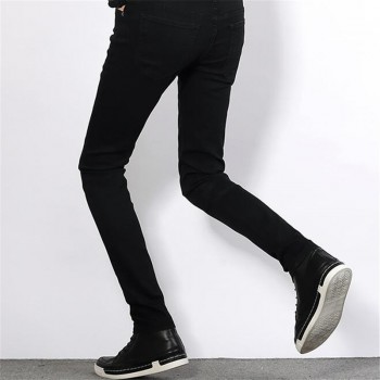 Man jeans new 2018 spring autumn Leisure Slim Wild Fashion men black jeans Feet Straight cowboy trousers Free Shipping