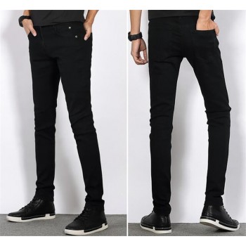 Man jeans new 2018 spring autumn Leisure Slim Wild Fashion men black jeans Feet Straight cowboy trousers Free Shipping