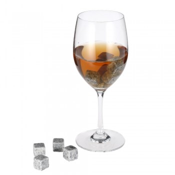 9 Pcs Reusable Whiskey Stones Chillers Granite Wine Drinks Cooler Ice Cubes Whiskey Rocks Bulk