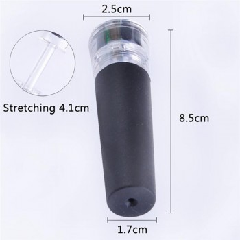 3pcs Wine Cork Bottle Stopper Champagne Bottle Preserver Air Pump Stopper Vacuum Sealed Saver Bar Accessories Wine Accessories