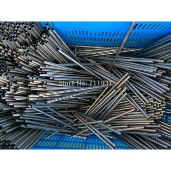 WOWSHINE Promotion! Free shipping 100pcs/lot Metal drinking straw stainless steel straw food grade 8MM*0.55MM*242