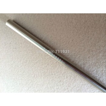 WOWSHINE Promotion! Free shipping 100pcs/lot Metal drinking straw stainless steel straw food grade 8MM*0.55MM*242
