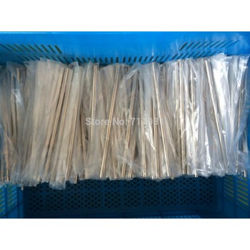 WOWSHINE Promotion! Free shipping 100pcs/lot Metal drinking straw stainless steel straw food grade 8MM*0.55MM*242