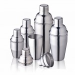 1Pcs 250/350/550/750ml Stainless Steel Cocktail Shaker Cocktail Mixer Wine Martini Drinking Boston Style Shaker Party Bar Tools