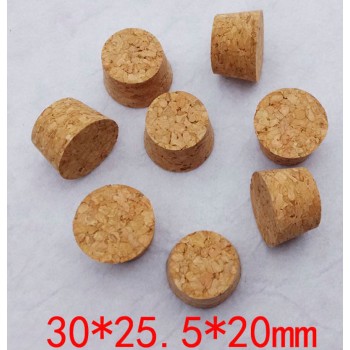 Free shipping Wine Glass Bottle Stopper Kettle Bottle Cork Cap Burette Buret Tube Wood Lid 5pcs Many sizes