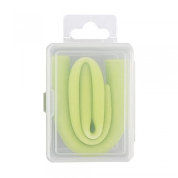 Silicone Straw Portable Reusable Washable Food Grade Silicone Drinking Bent Solid Straw With Box Length 11cm reuseable straw New