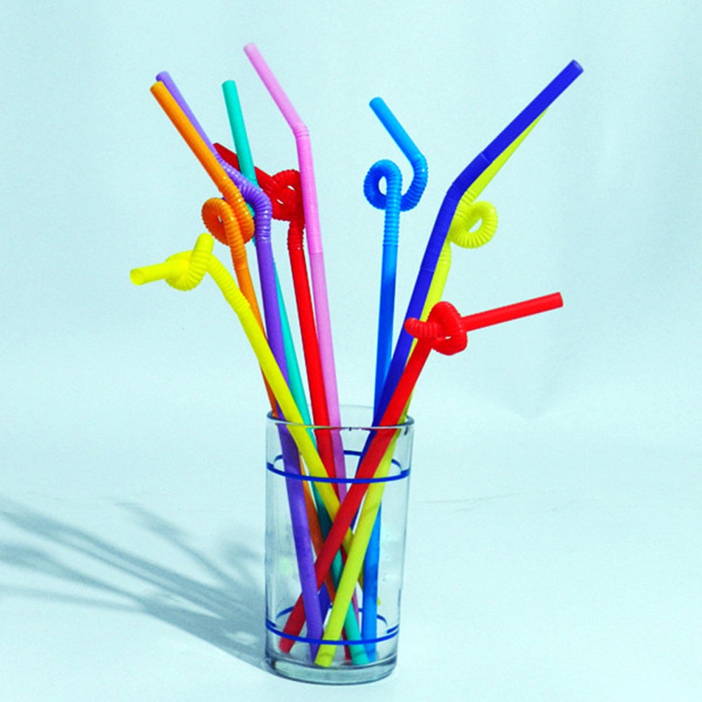 2018 new 50Pcs Multi-Shaped Pegeant Plastic Drinking Straws Wedding Birthday Kitchen Dinning Party Drinkware Barware  W0717