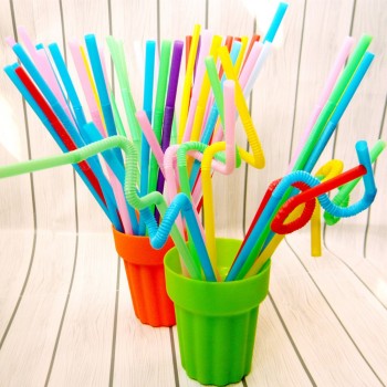 2018 new 50Pcs Multi-Shaped Pegeant Plastic Drinking Straws Wedding Birthday Kitchen Dinning Party Drinkware Barware  W0717