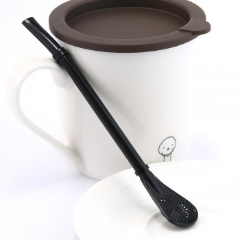 Stainless Steel Straws Metal Drinking Straws Filter Stirring Spoon Straws for Yerba Mate Tea Bombilla Gourd Drink Accessories
