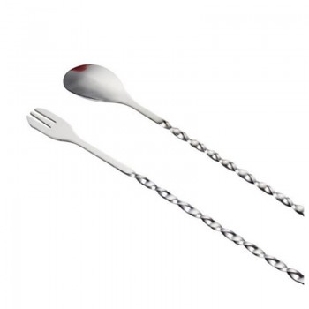 eTya 1pc 26/28/31/32cm Cocktail Pick Swizzle Sticks Stirrer Bar Spoon Mixing Fork Drink Muddlers  Bartender Kitchen Tools