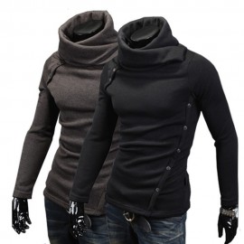 Zogaa 2018 New Autumn Winter MenS Sweater MenS Turtleneck Solid Color Casual Sweater Mens Slim Fit Brand Knitted Pullovers
