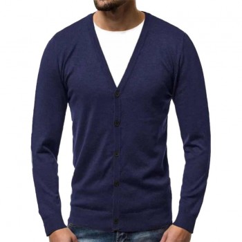 Solid comfy Knitted Sweater Mens Autumn Winter Warm Pullover Cardigan Button  Blouse Tops #1022 A#487