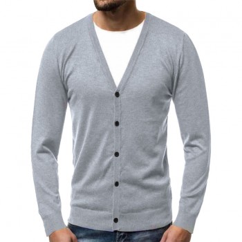 Solid comfy Knitted Sweater Mens Autumn Winter Warm Pullover Cardigan Button  Blouse Tops #1022 A#487