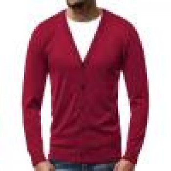 Solid comfy Knitted Sweater Mens Autumn Winter Warm Pullover Cardigan Button  Blouse Tops #1022 A#487
