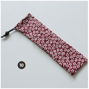 UPORS 100PCS Straw bag Straw Pouch Chopsticks Spoon Tableware Bag Wholesale