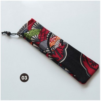 UPORS 100PCS Straw bag Straw Pouch Chopsticks Spoon Tableware Bag Wholesale