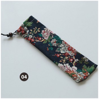 UPORS 100PCS Straw bag Straw Pouch Chopsticks Spoon Tableware Bag Wholesale