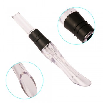 Top Sale Acrylic Aerating Pourer Decanter Wine Aerator Spout Pourer Wholesale Portable Wine Aerator Bar Pourer Accessories