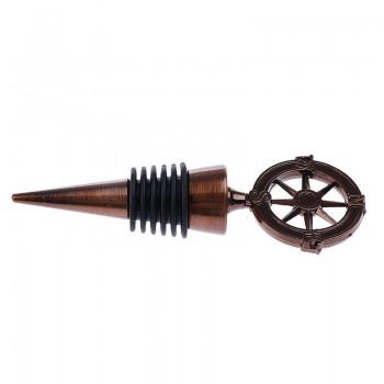 New Wine Stopper Bridal Wedding Gift Wine Bottle Stopper Beer Whisky Rum Wine Bottle Pourer Classic Stopper Rudder Stuffed Gifts