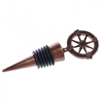 New Wine Stopper Bridal Wedding Gift Wine Bottle Stopper Beer Whisky Rum Wine Bottle Pourer Classic Stopper Rudder Stuffed Gifts