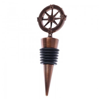 New Wine Stopper Bridal Wedding Gift Wine Bottle Stopper Beer Whisky Rum Wine Bottle Pourer Classic Stopper Rudder Stuffed Gifts