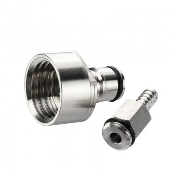 Brewing Beer Carbonation Cap W/ 5/16 Barb Ball Lock Type with 30cm silicone tube For homebrew Beer Fast Soda Water Soft Drink