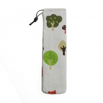 1 Pcs/Lot Portable Stainless Steel Storage Straw Bag Reusable Straw Pouch Picnic Camping Chopsticks Spoon Tableware Bag