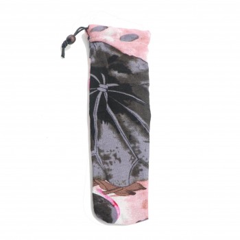 1 Pcs/Lot Portable Stainless Steel Storage Straw Bag Reusable Straw Pouch Picnic Camping Chopsticks Spoon Tableware Bag