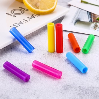 4Pcs/Set Reusable Stainless Steel Drinking Straws Set With Silicone Tips And Cleaning Brush Metal Straws For 30oz 20oz Tumblers