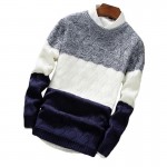 Mens fashion autumn / winter sweater Casual Striped Men O-Neck Pullovers Knitted Male  Long Sleeve 2018 Mens Sweaters Knitwear