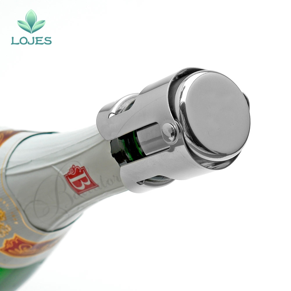 Stainless Steel New Champagne Sparkling Wine Bottle Stopper Sealer Plug Bar Accessories