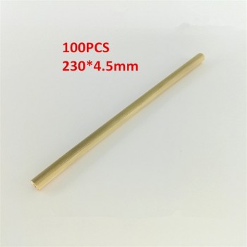 100Pcs/lot Bamboo Straw Natural Organic Reusable Bamboo Drinking Straws Cleaner 19.5cm 23cm Bamboe Straws set for Wholesale