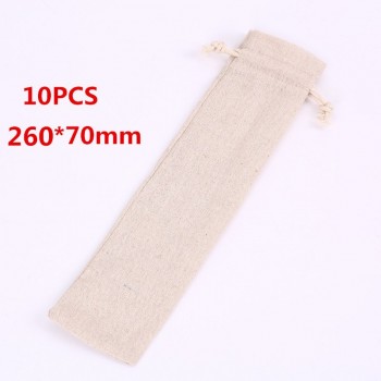 100Pcs/lot Bamboo Straw Natural Organic Reusable Bamboo Drinking Straws Cleaner 19.5cm 23cm Bamboe Straws set for Wholesale