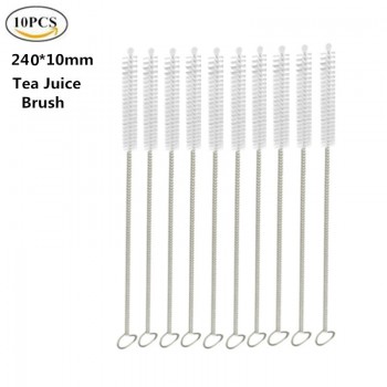 100Pcs/lot Bamboo Straw Natural Organic Reusable Bamboo Drinking Straws Cleaner 19.5cm 23cm Bamboe Straws set for Wholesale
